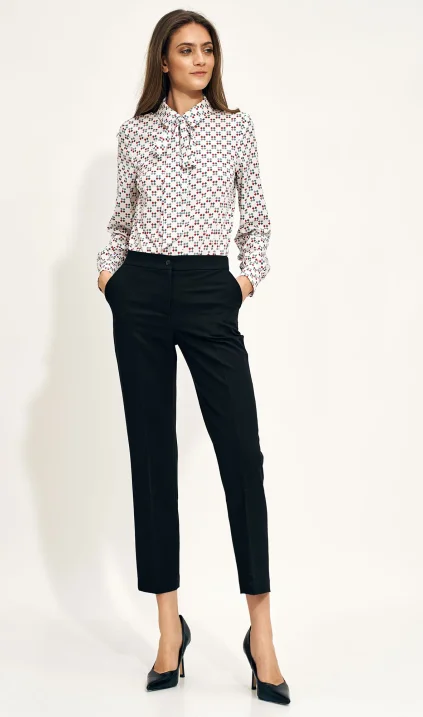 Black chino woman's trousers