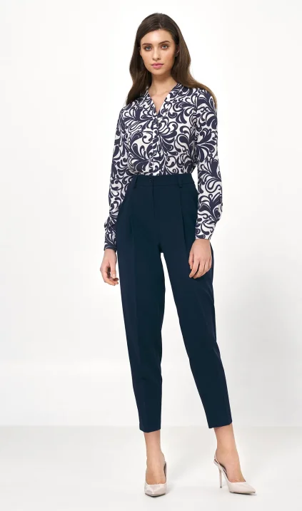 Navyblue balloon trousers