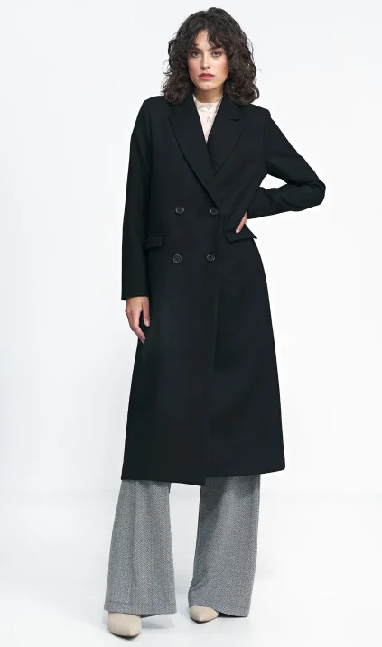 Black oversize coat
