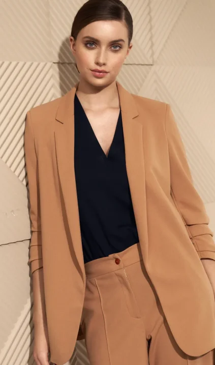 Camel womans blazer